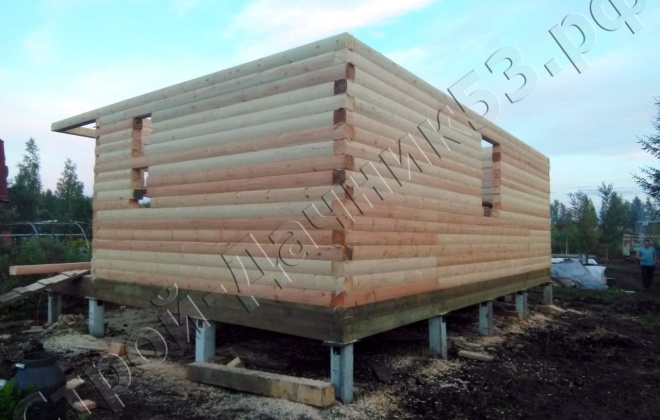 4 Брусовая баня 6×8, 96 м², Ленинградская область, Посёлок Чаща (1)